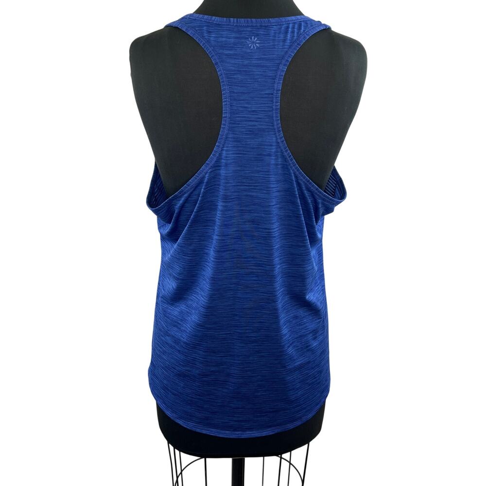 ATHLETA Blue Sleeveless Racerback Relaxed Fit Ultimate Scoop Tank Top Size XL